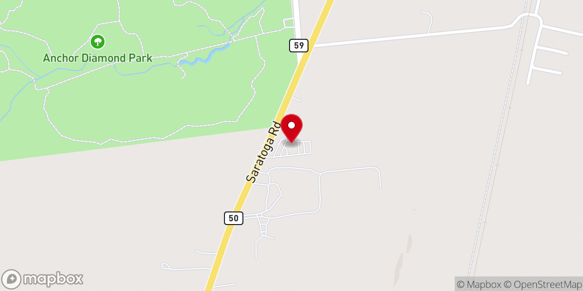 Map showing location of Living Hope Christian Church