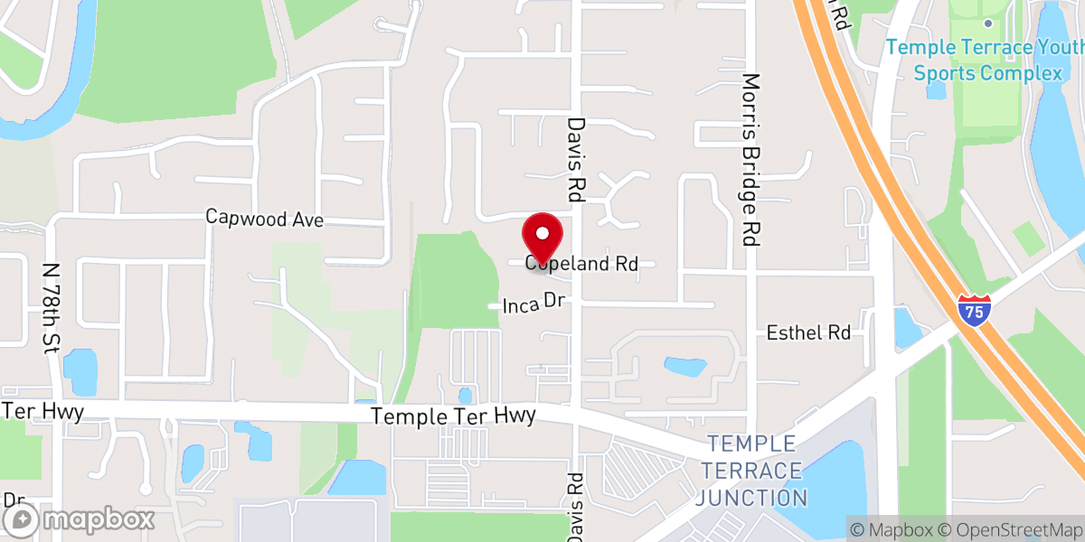 Map showing location of Tabernaculo de Adoracion y Alabanza Florida