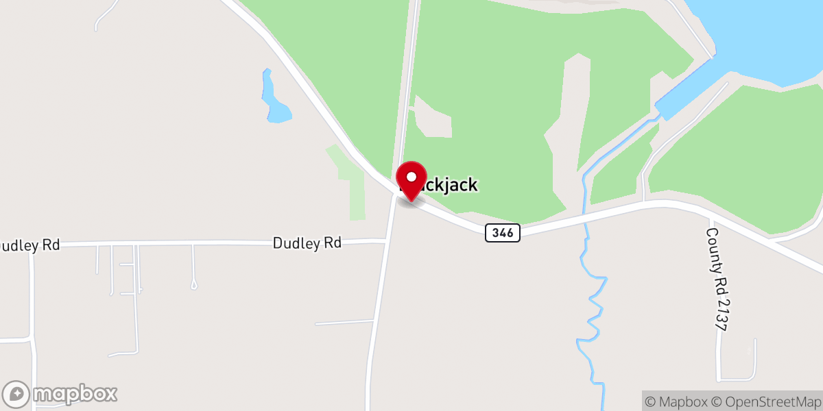 Map showing location of New Canann Church