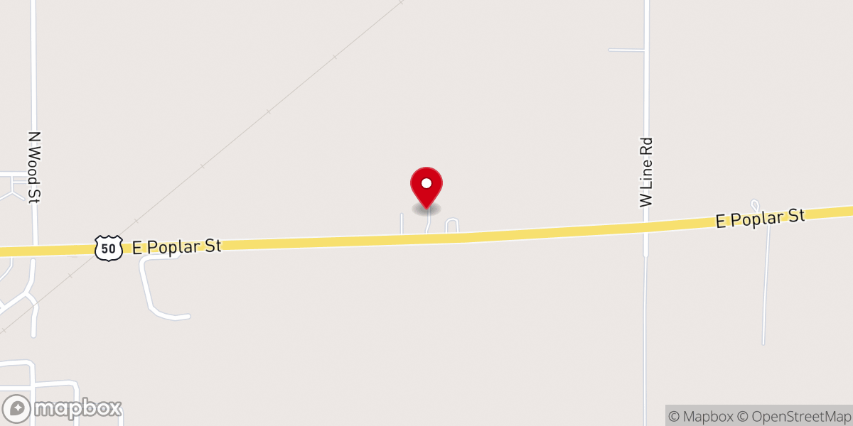 Map showing location of Gospel Lighthouse Church
