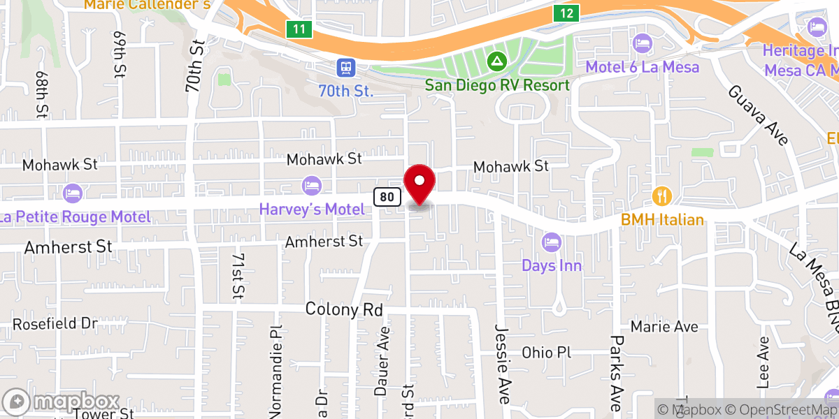 Map showing location of Higher Praise Christian Fellowship