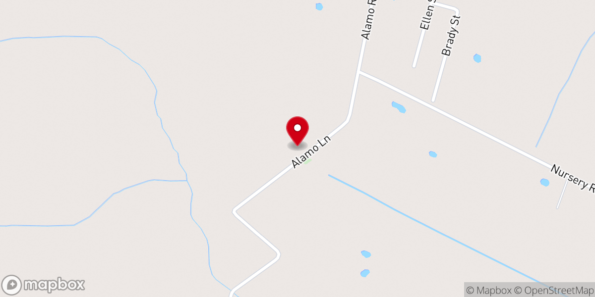 Map showing location of New Hope Missionary Baptist