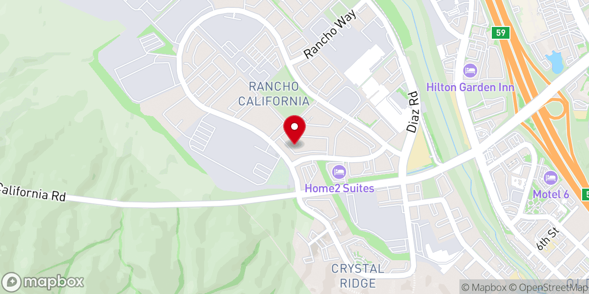 Map showing location of Temecula Hills Christian Fellowship - God-centered, Bible-saturated