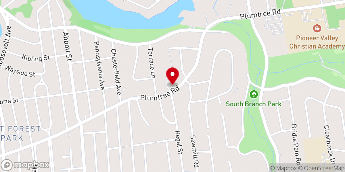 Map showing location of First Baptist Church - Springfield Campus