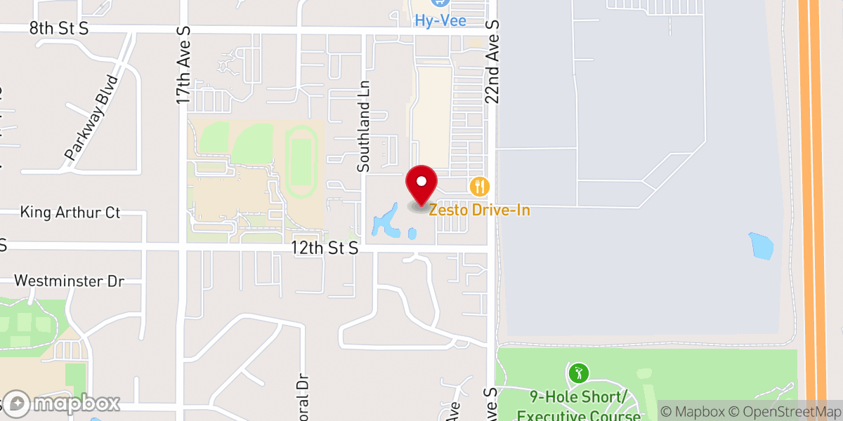 Map showing location of Peace Lutheran Early Childhood