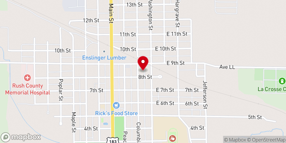 Map showing location of Seventh Day Adventist Church