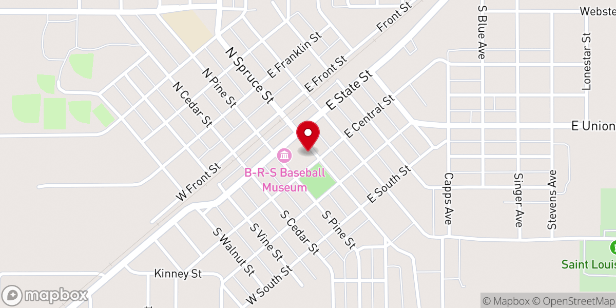 Map showing location of Nokomis Christian Missions-Food Distribution Center