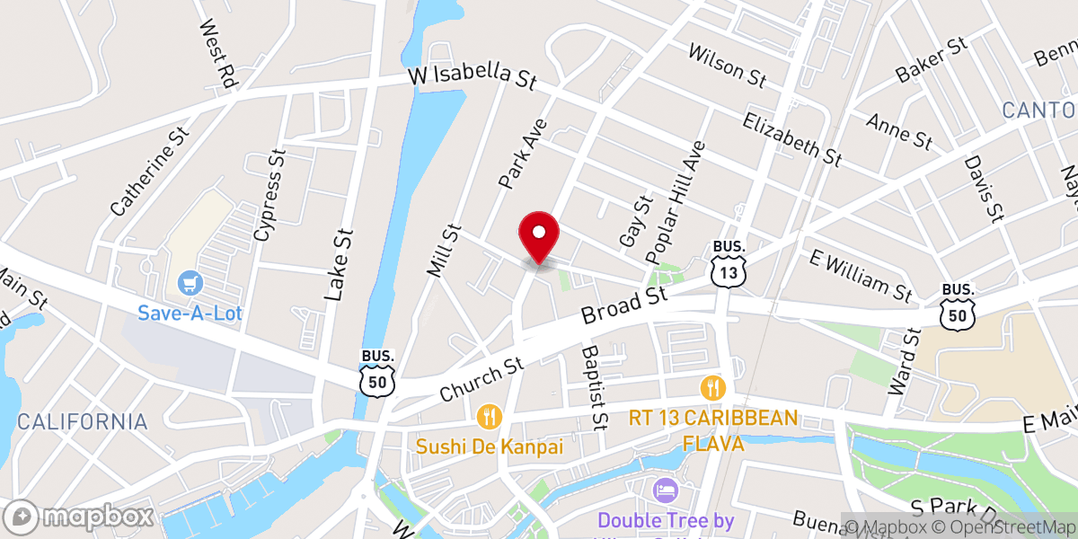Map showing location of The Korean Presbyterian Church of Salisbury (전영광 목사 Rev. Yeongkwang Jeon)