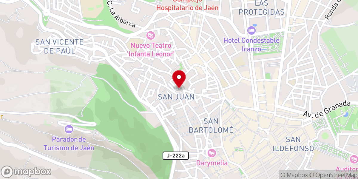 Map showing location of Torre del Concejo