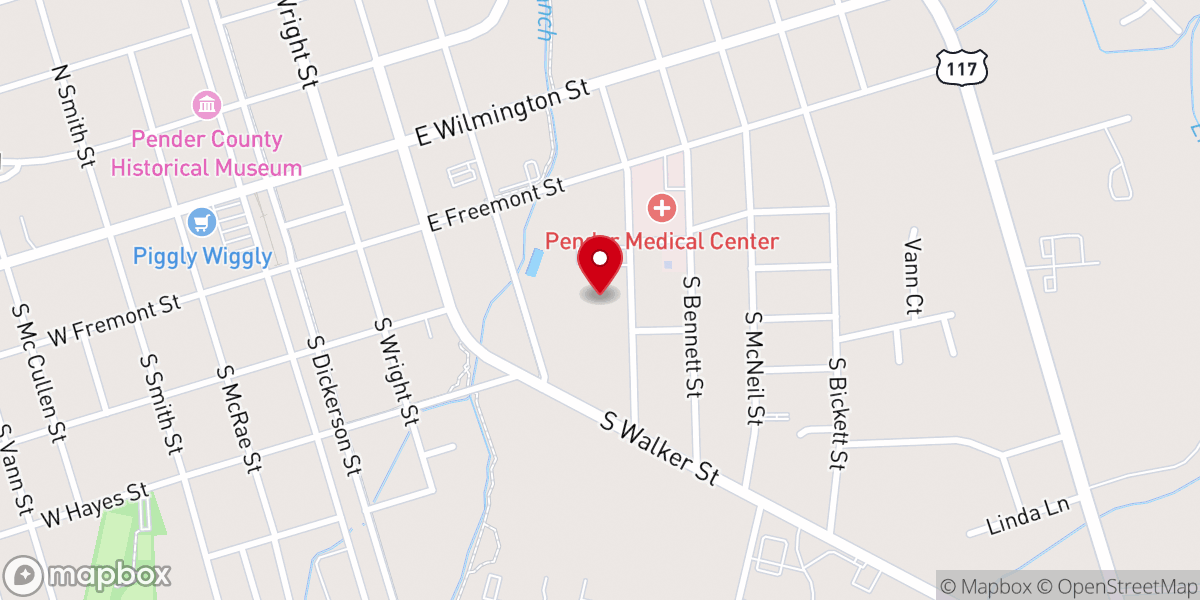 Map showing location of Laurels of Pender