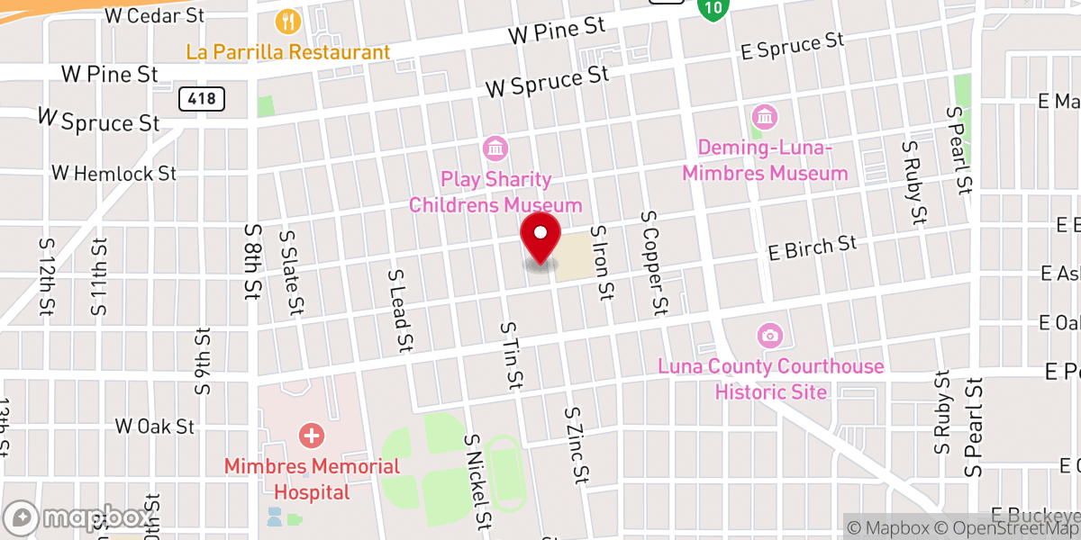 Map showing location of Iglesia Adventista del Séptimo Día Hispana de Deming / Deming Spanish Seventh-day Adventist Church