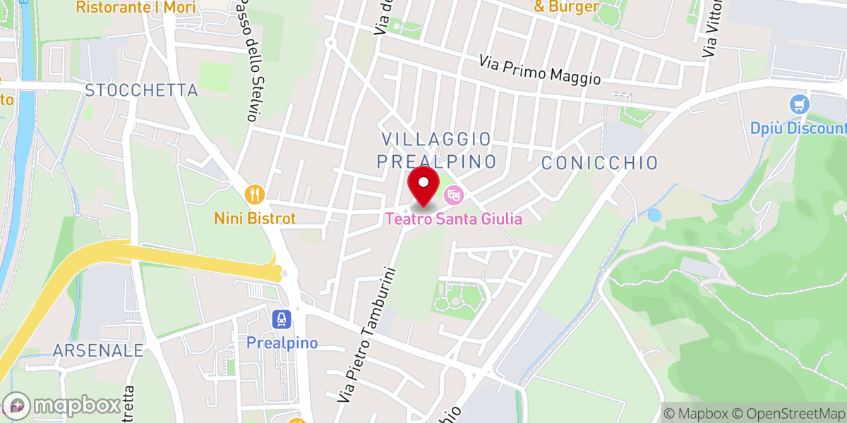 Map showing location of Parrocchia di Santa Giulia