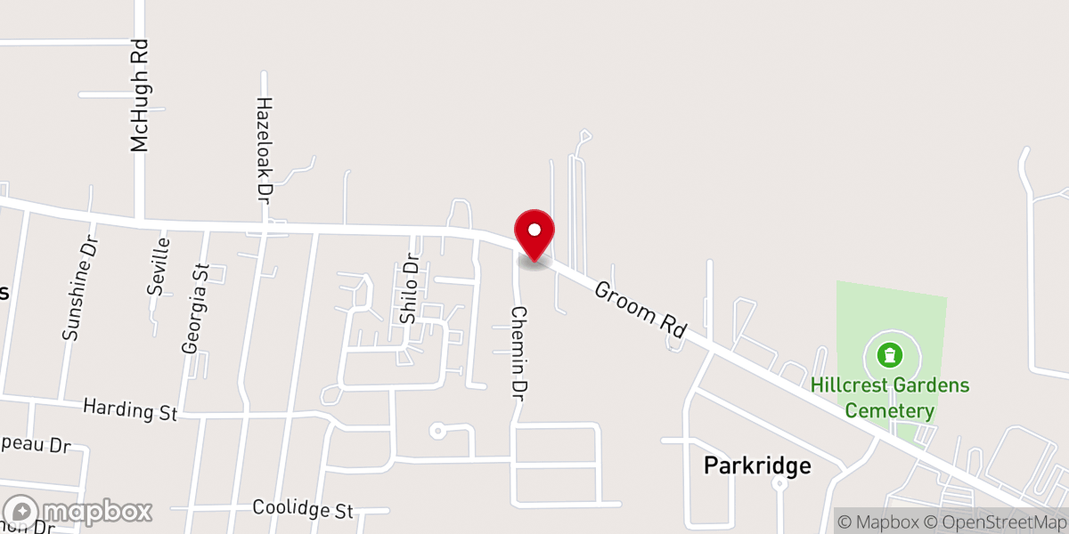 Map showing location of Praise & Worship Center House