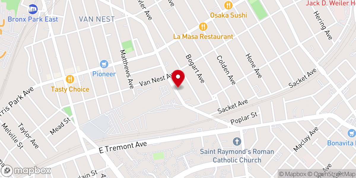 Map showing location of Ecclesia Word Ministries Inc