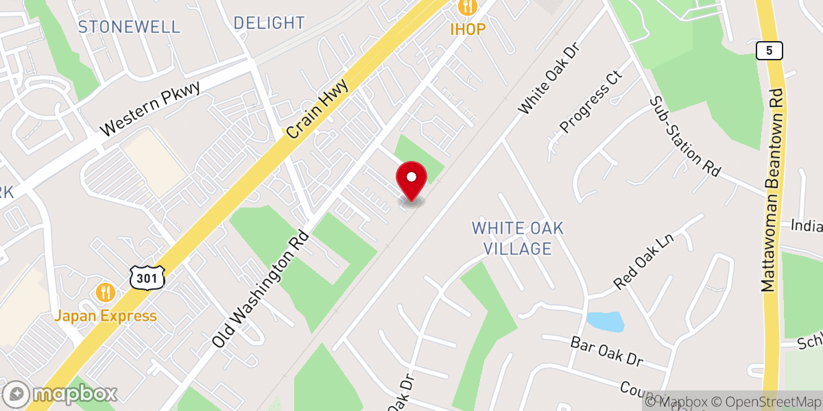 Map showing location of Grace Chapel Church