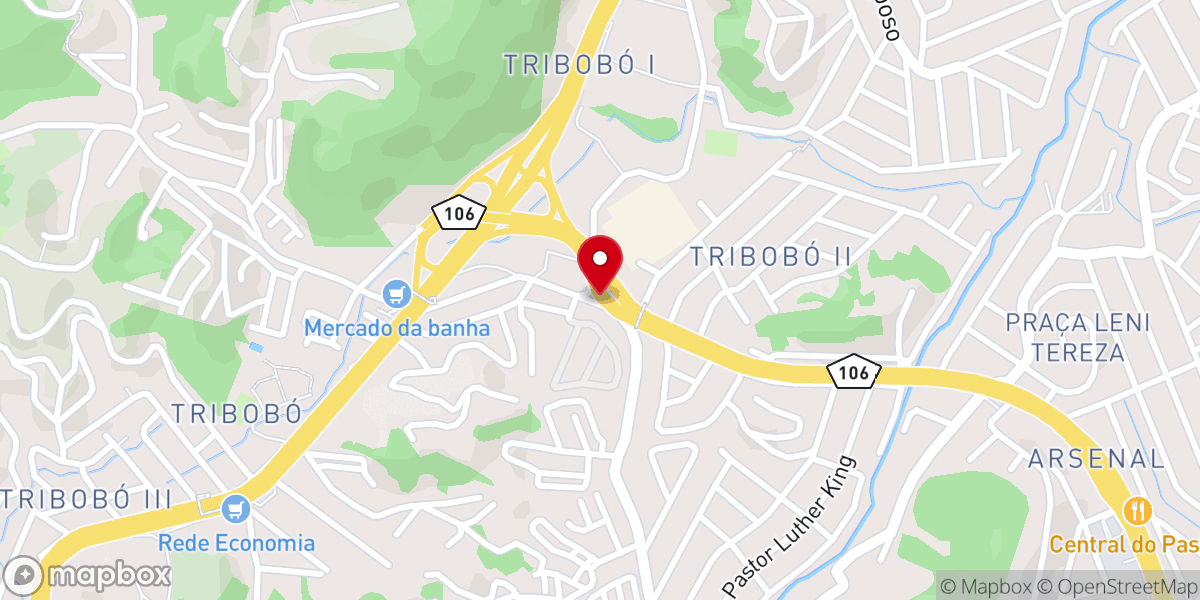 Map showing location of igreja universal tribobo 2