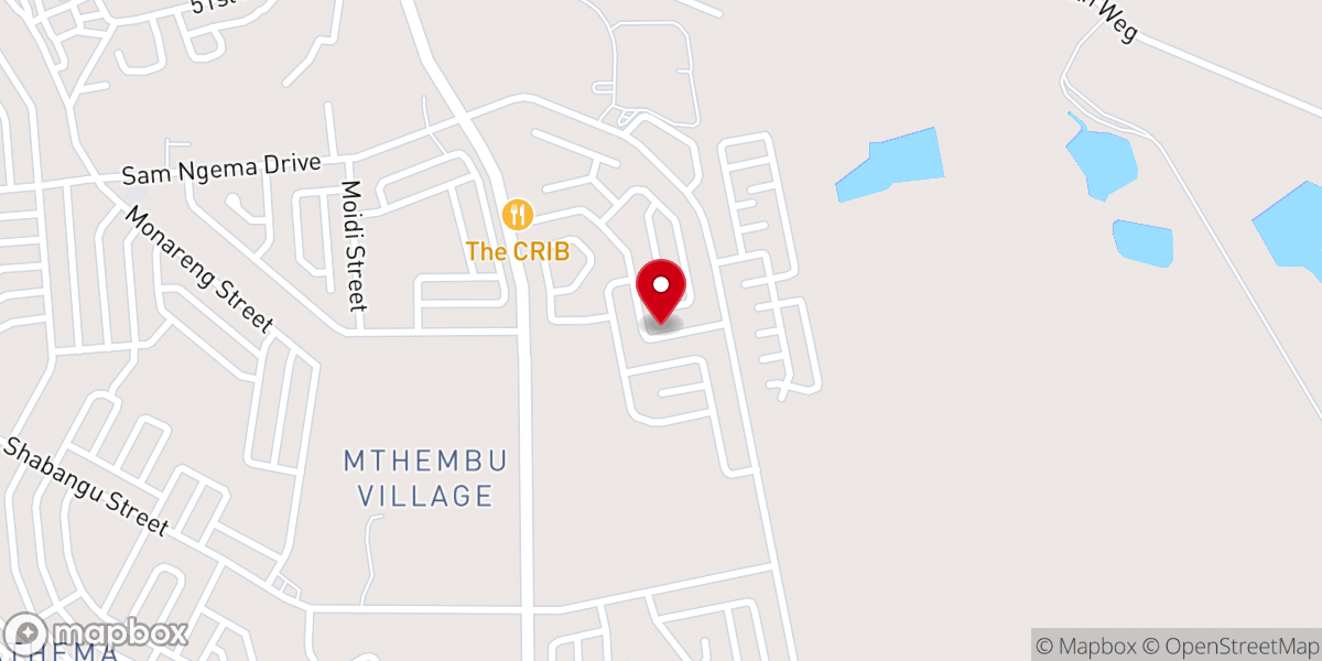 Map showing location of African Reformed Church in Southern Africa