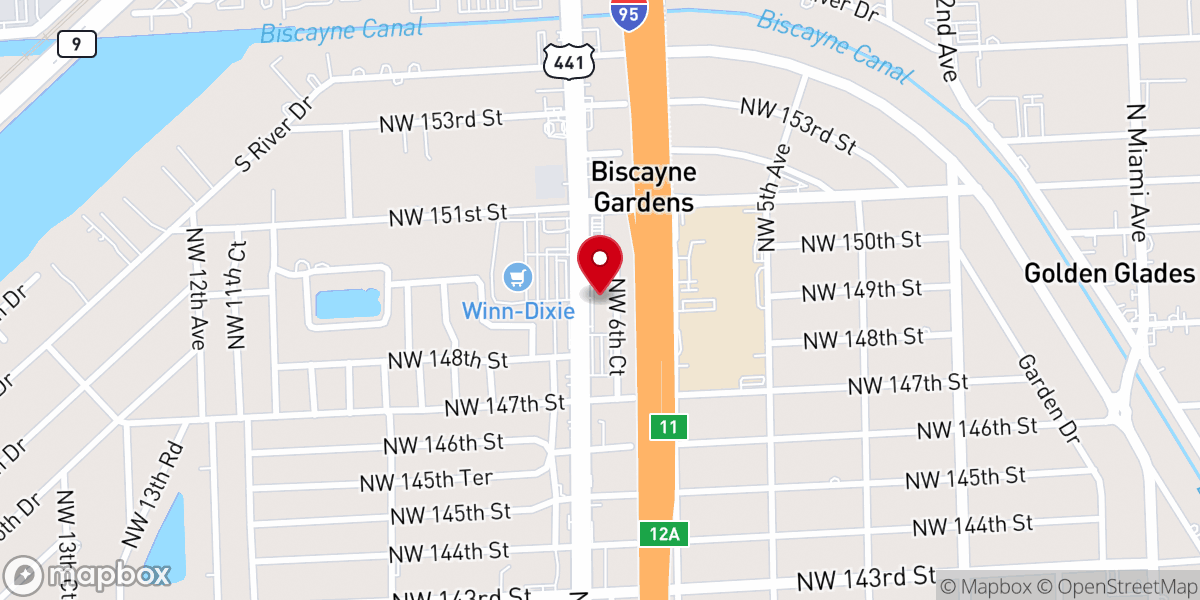 Map showing location of BODY OF CHRIST ASSEMBLY CHURCH