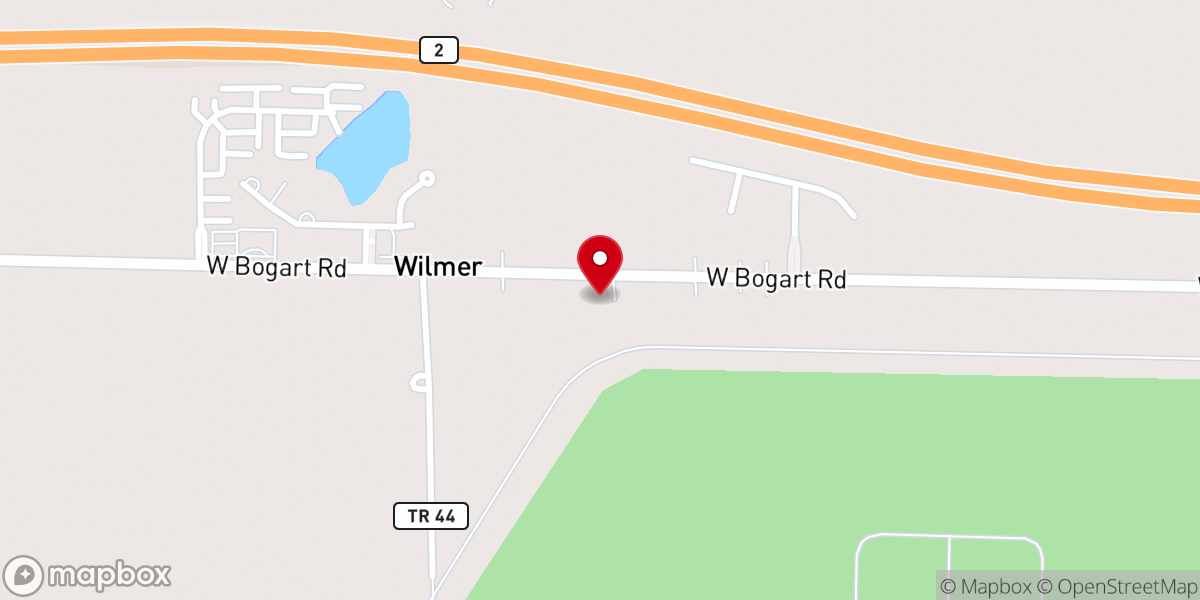 Map showing location of Sandusky Church of God