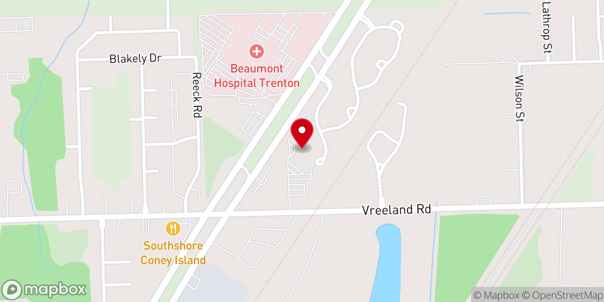 Map showing location of Southpoint.Church