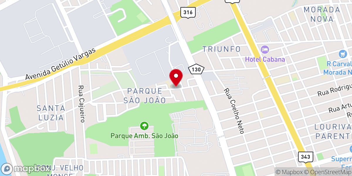 Map showing location of CEADEP - Convenção Estadual das Assembléias de Deus do Piauí