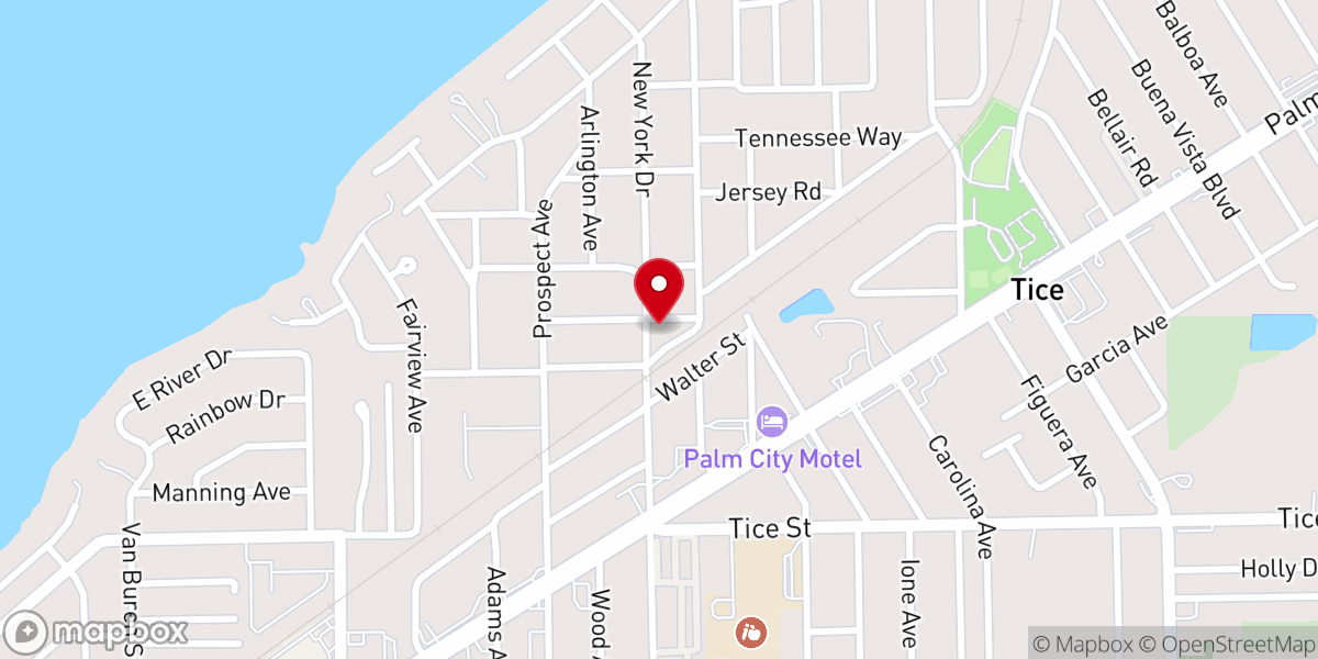 Map showing location of IPUL Nuevos Comienzos -Ft Myers-