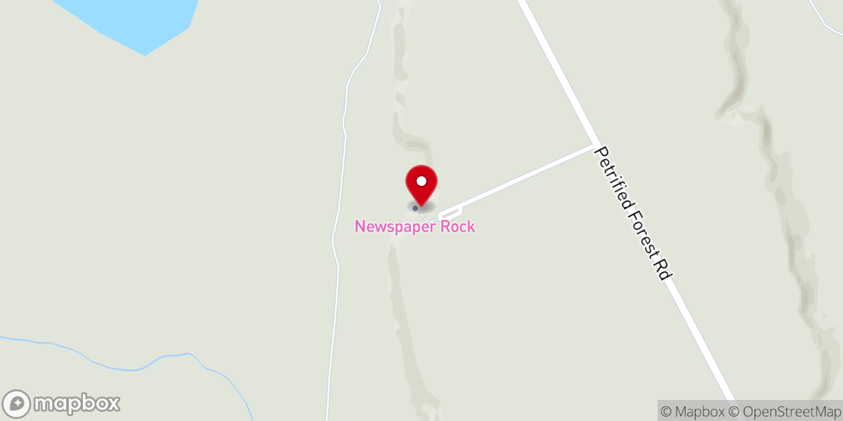 Map showing location of Newspaper Rock State Historic Monument