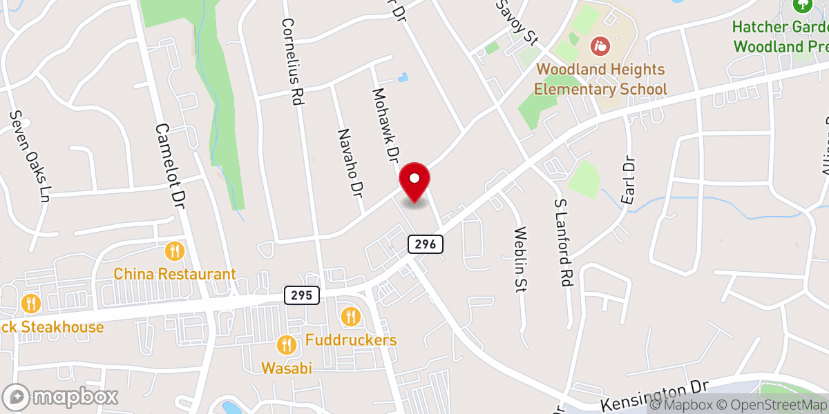Map showing location of Holy Communion Lutheran Church