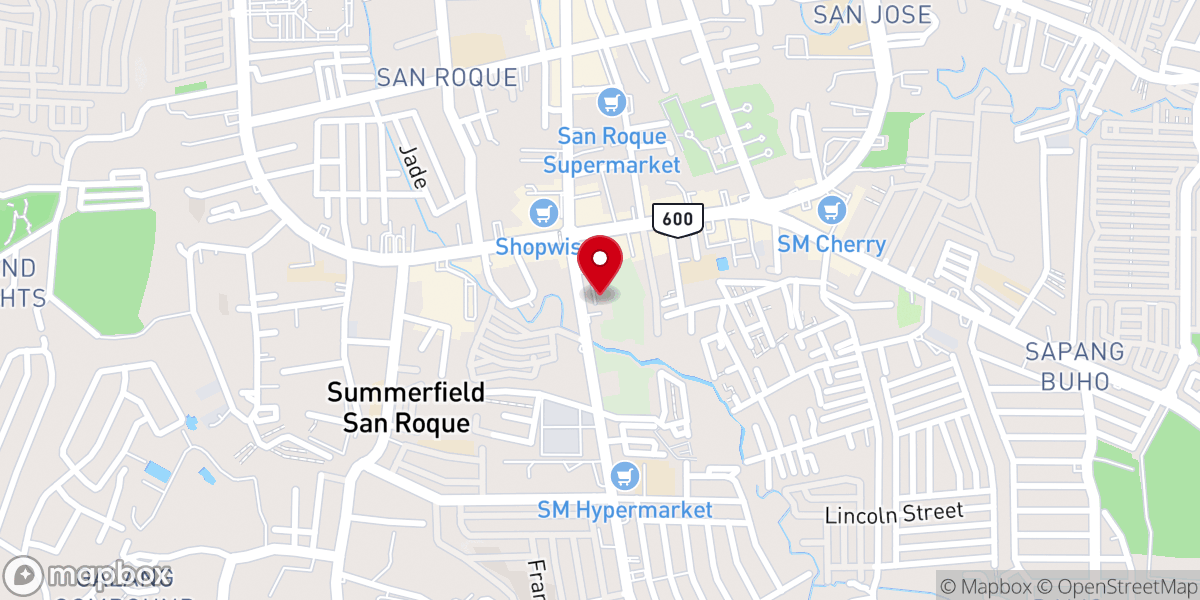 Map showing location of JIL Church Upper Antipolo