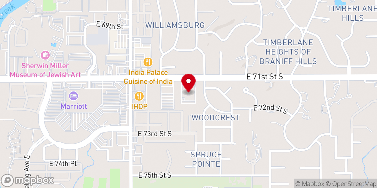 Map showing location of Christ the Redeemer Lutheran Church