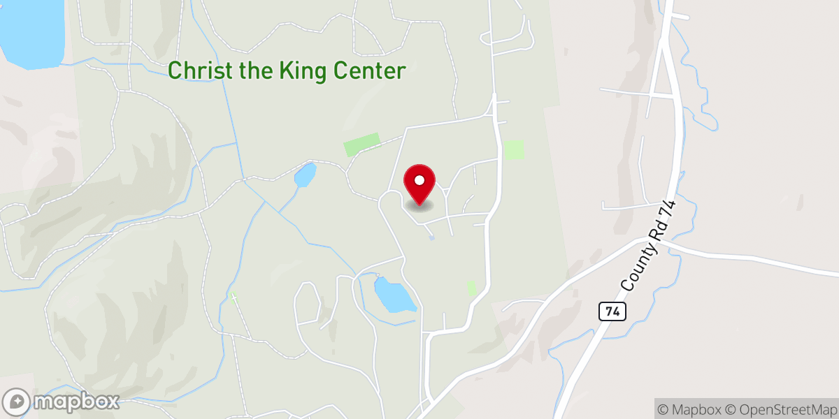 Map showing location of Chapel of St. Michael and All Angels