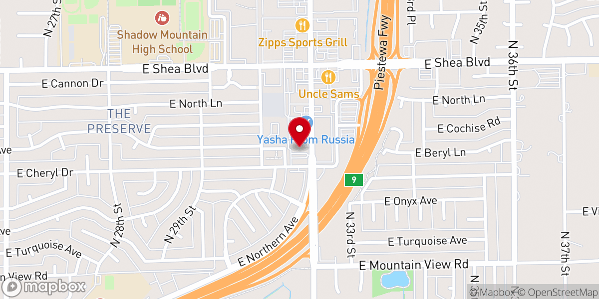 Map showing location of Victory Chapel Christian Fellowship Church