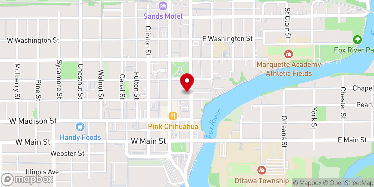 Map showing location of First United Methodist Church