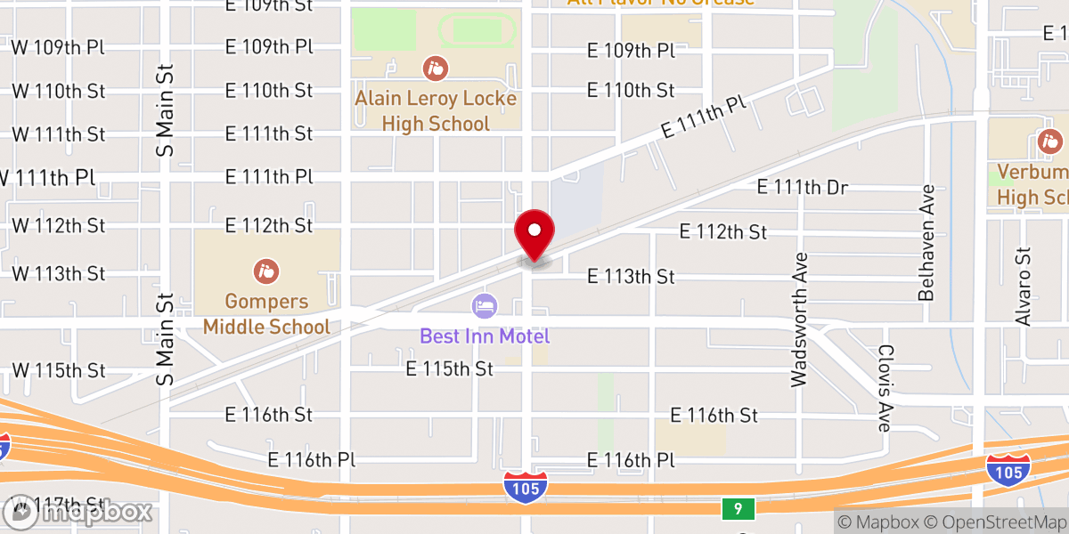 Map showing location of Wrecking Crew For Christ Holiness Church Trauma Center