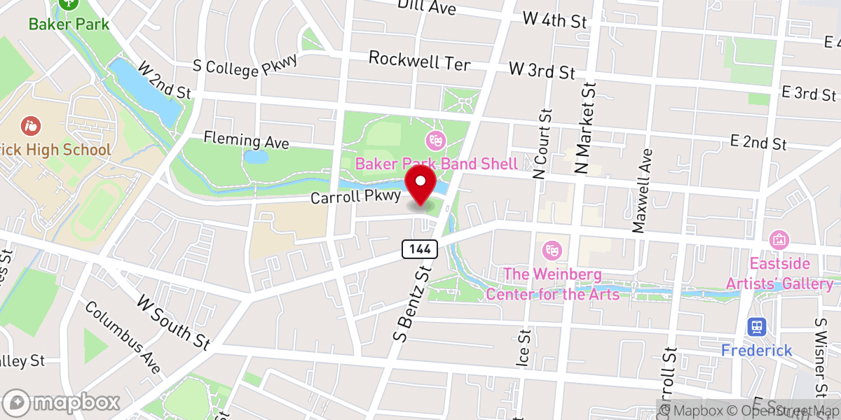 Map showing location of Ambassador Baptist Church