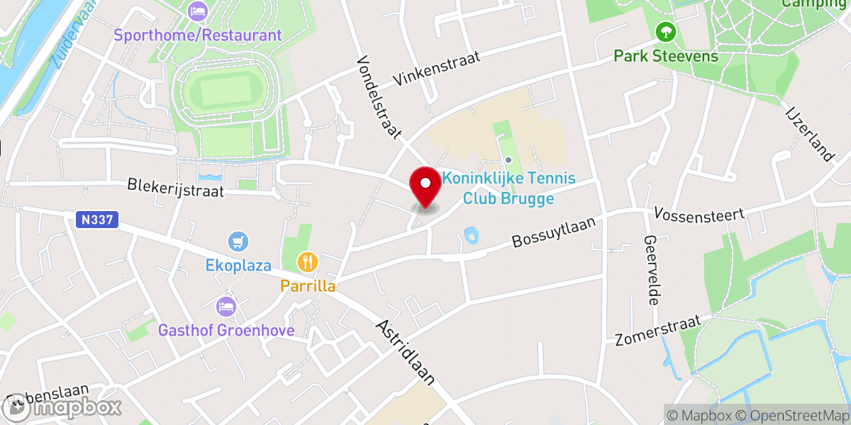 Map showing location of Saint Mary, Saint Joseph, Saint Christopher and Saint Mercurius Coptic Orthodox church Belgium - Brugge