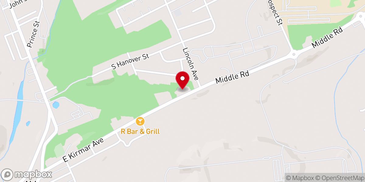 Map showing location of Faith Church Nanticoke