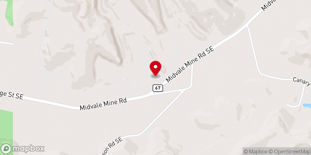 Map showing location of Tusco Rifle Club Inc