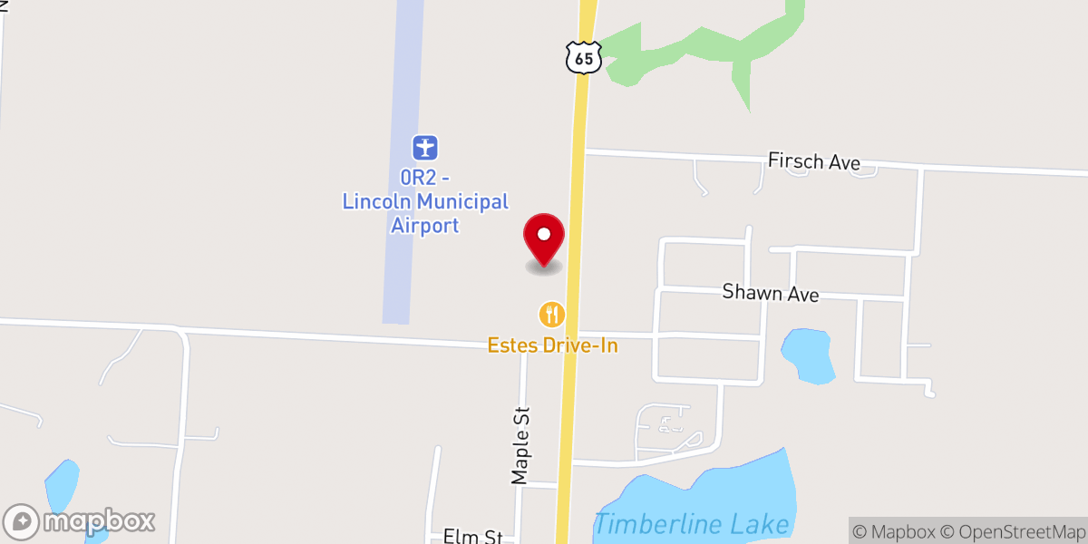 Map showing location of Encounter Church - Lincoln