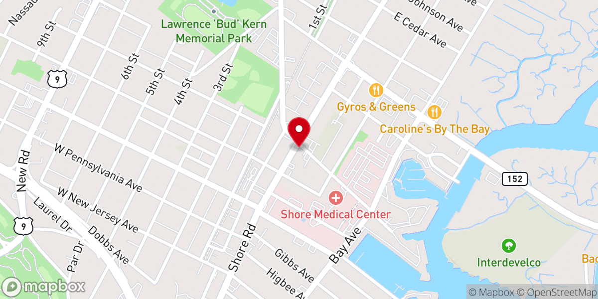 Map showing location of St. Joseph Roman Catholic Church Office