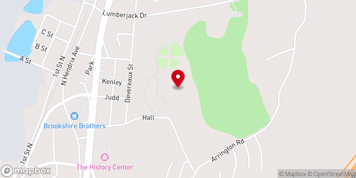 Map showing location of Old Orchard Park