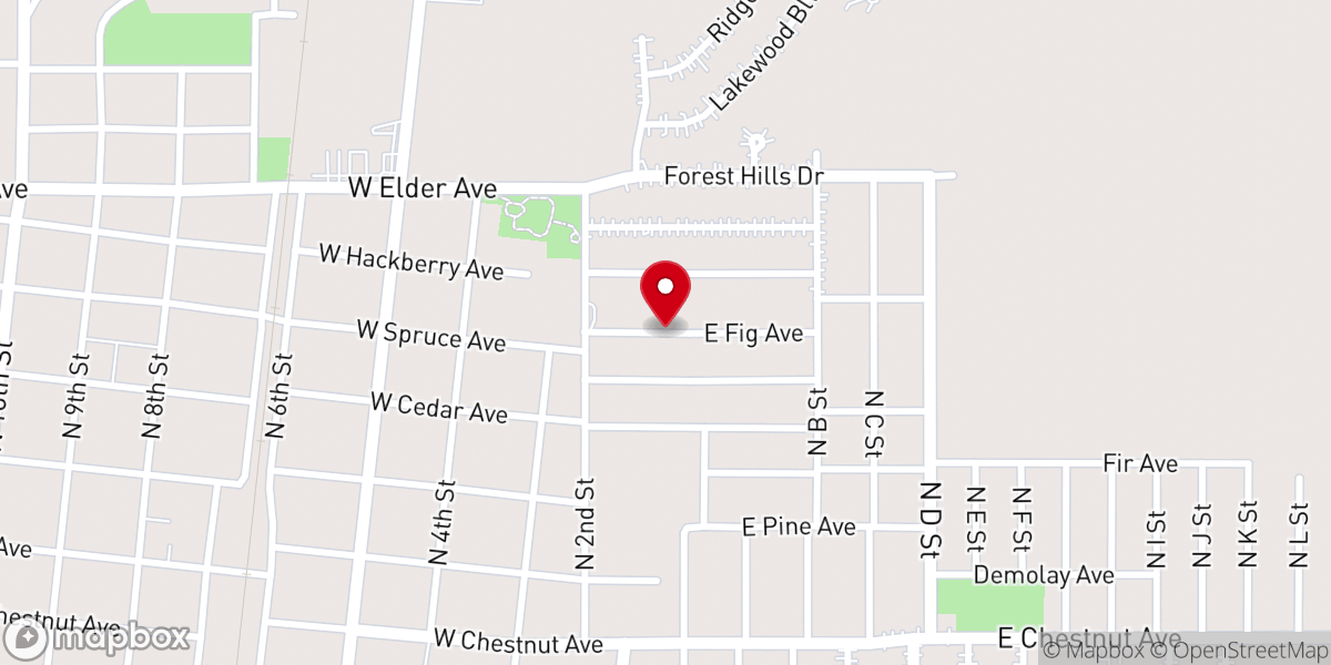 Map showing location of Living Abundantly Church