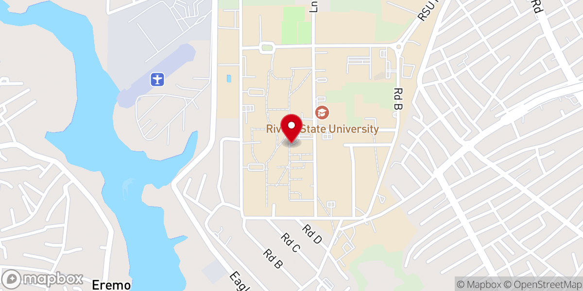 Map showing location of Mountain Of Fire and Miracles Ministries Campus Fellowship