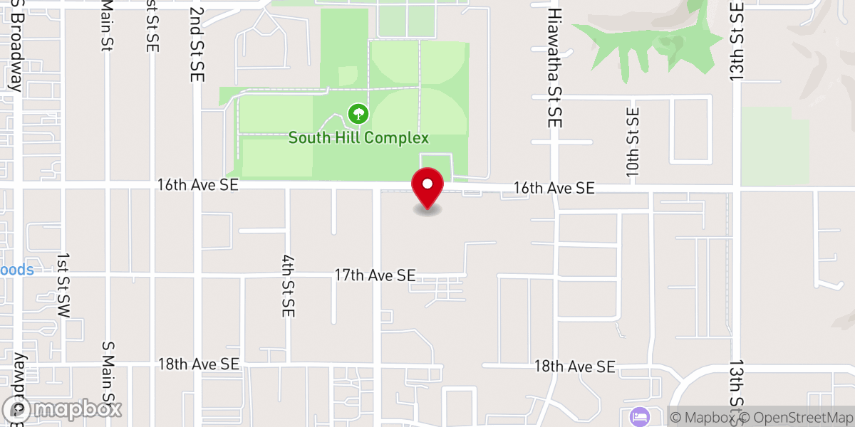 Map showing location of Our Redeemer's Church
