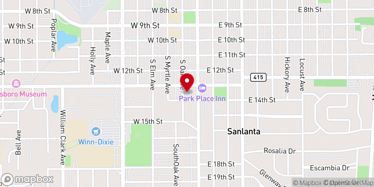 Map showing location of New Life Christian Academy