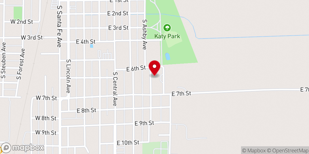 Map showing location of Blessed Hope Bible Baptist Church