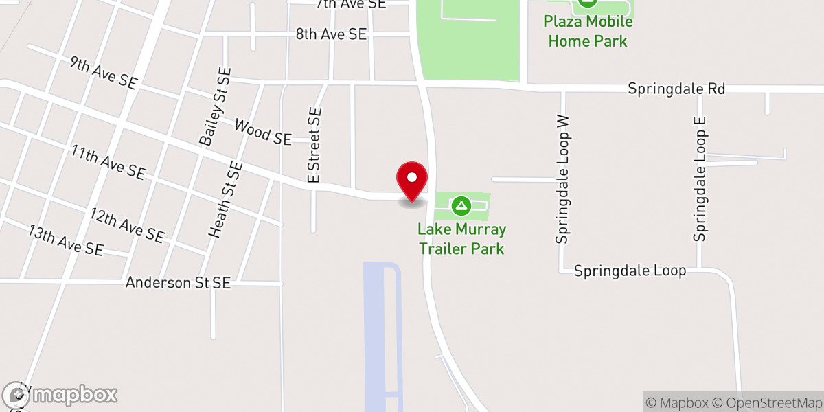Map showing location of New Heights Missionary Baptist