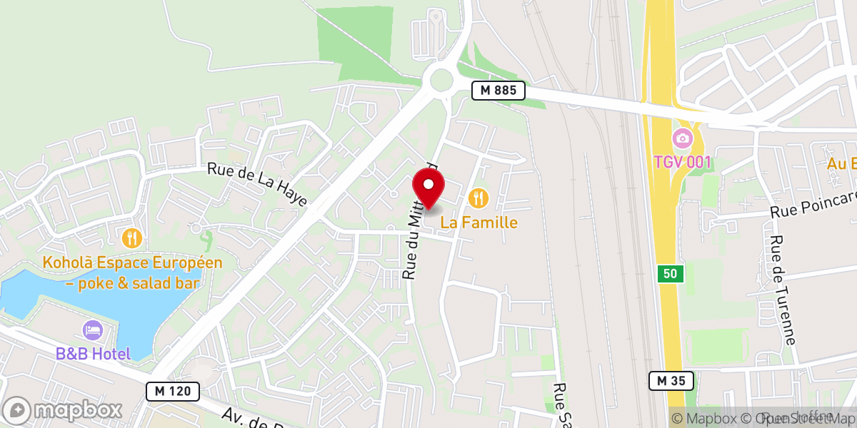 Map showing location of Eglise Evangélique Le Pain de Vie