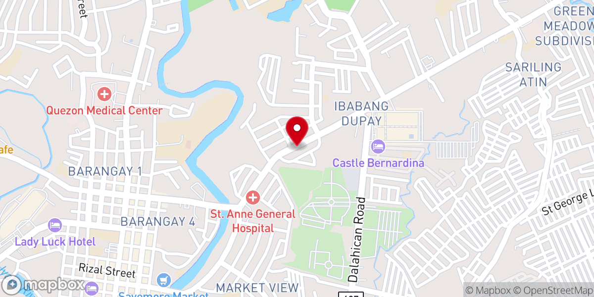 Map showing location of Christ's Commission Fellowship