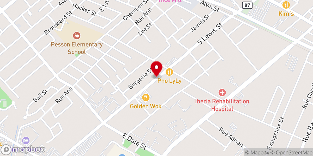 Map showing location of Roadside Full Gospel Church